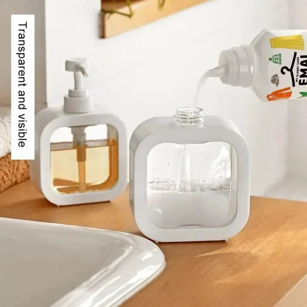 300/500mL Travel Press Pump Dispensing Bottle – Soap & Gel