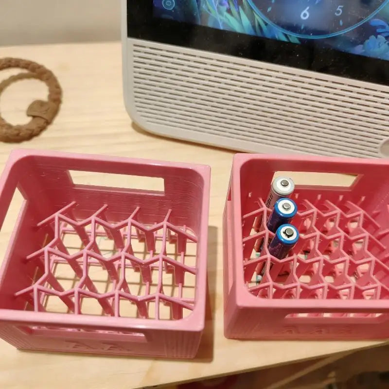 AA/AAA Battery Organizer Box – 20/30 Compartment Storage