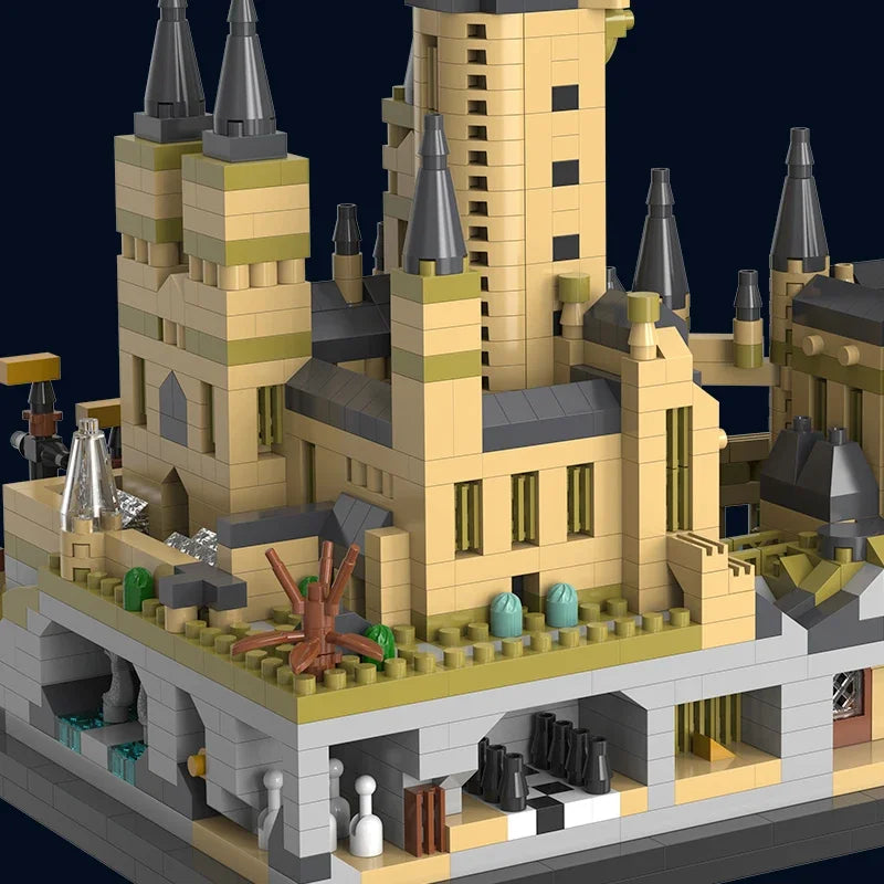 Medieval Magic Castle DIY Block Model Set | Adult Miniature Kit