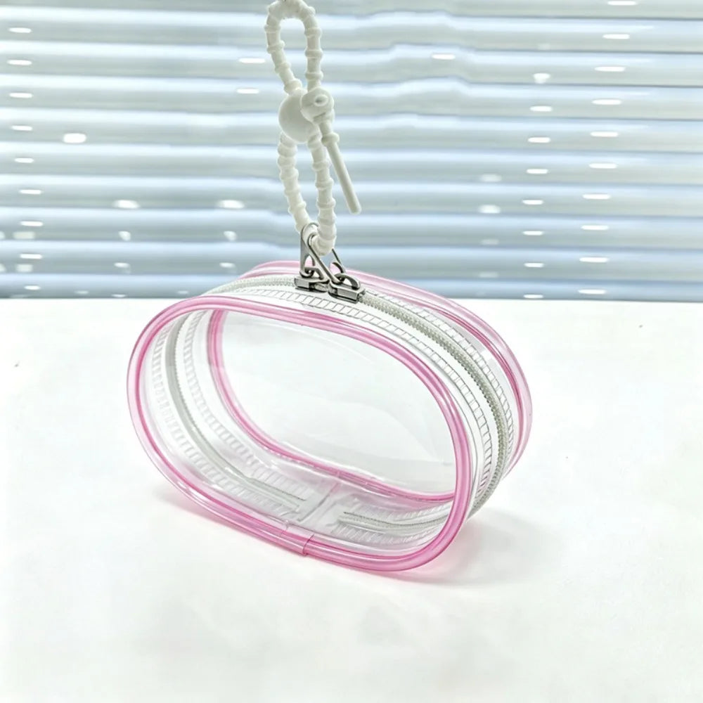 Transparent PVC Pet Food Pouch – Zipper & Hanging Loop