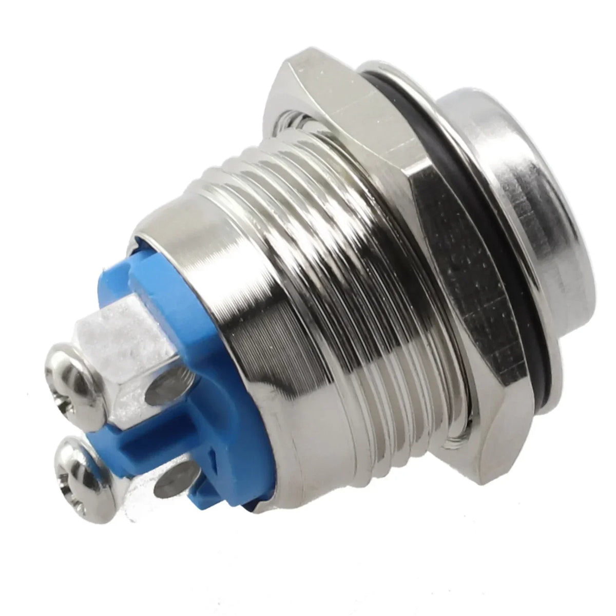 16mm Waterproof Momentary Push Button Switch – 12V Metal