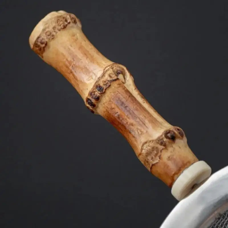 Bamboo Handle Stainless Steel Tea Strainer & Kitchen Sifter