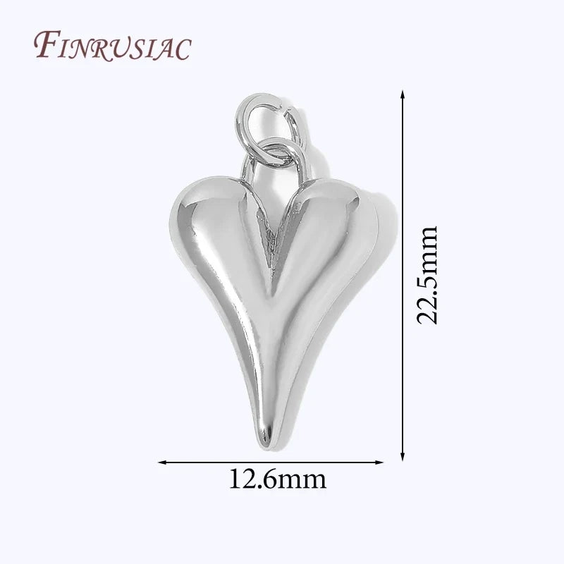 18K Gold Plated Mother of Pearl Shell Charms – Heart & Butterfly