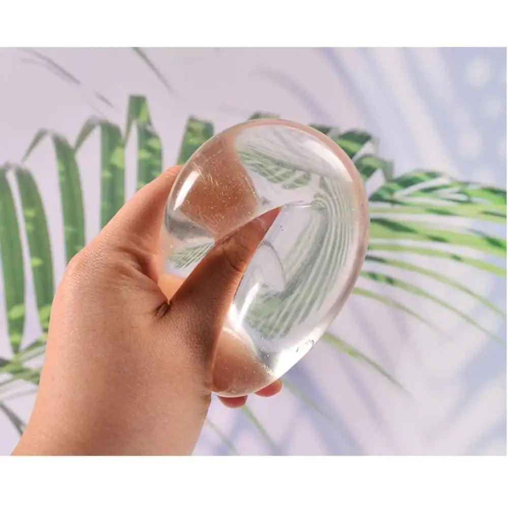 Transparent TPR Squeeze Ball – Squishy Fidget Toy for Focus
