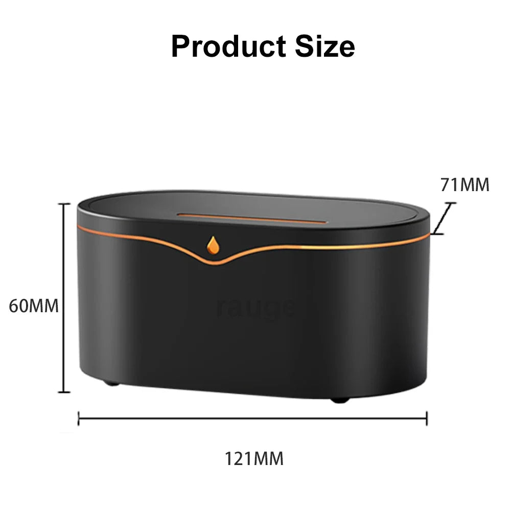 Raugee Flame Aroma Diffuser – USB Mini Essential Oil Humidifier