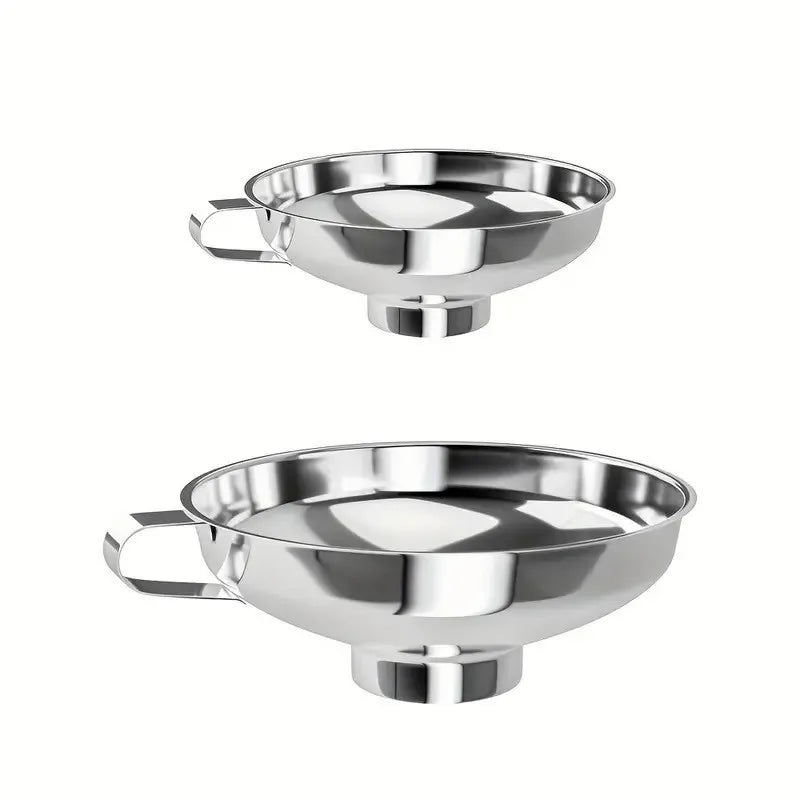 Wide Mouth Stainless Steel Funnel – Kitchen & Liquid Transfer