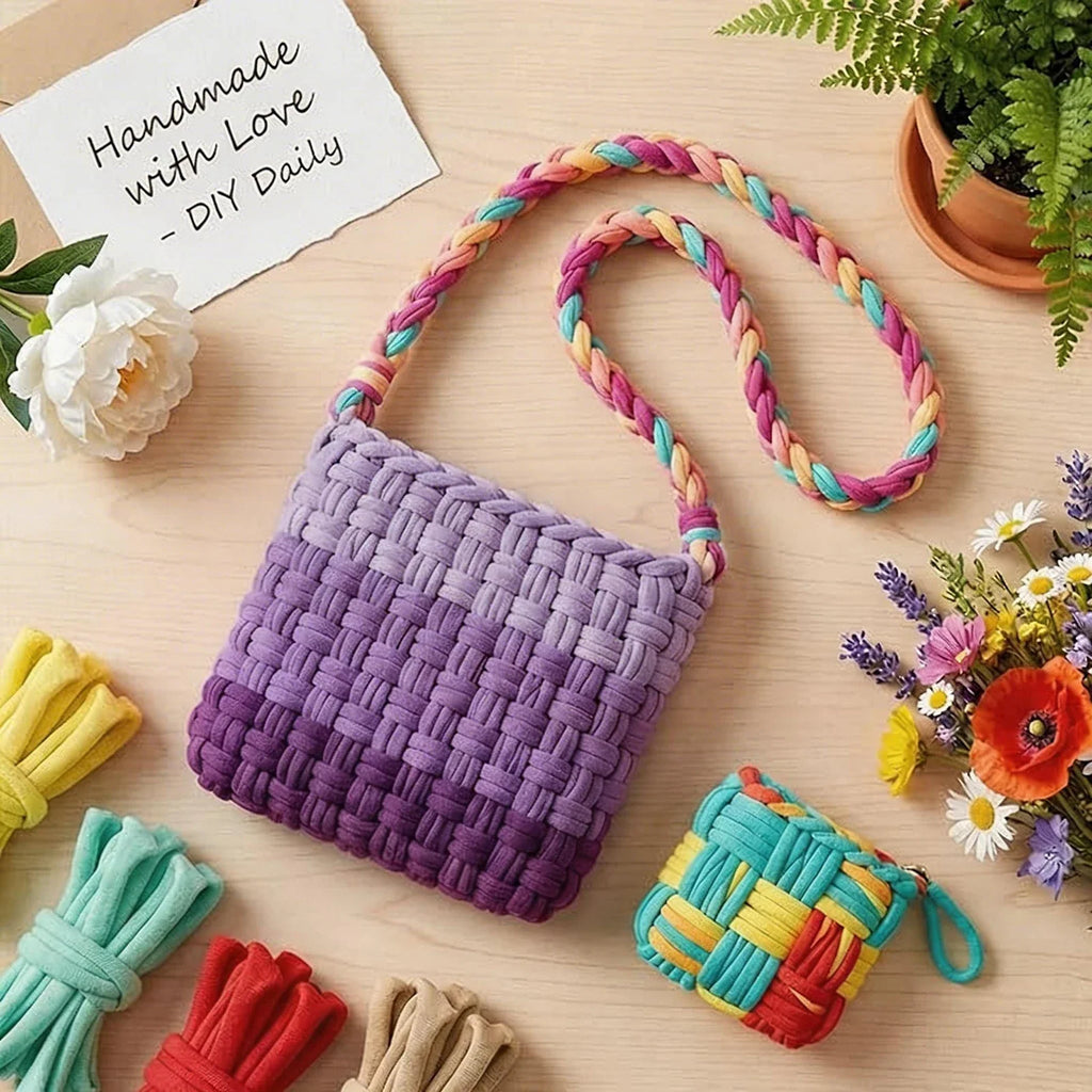 Elastic Loom Bands Refill Kit – 1000pcs DIY Weaving Set