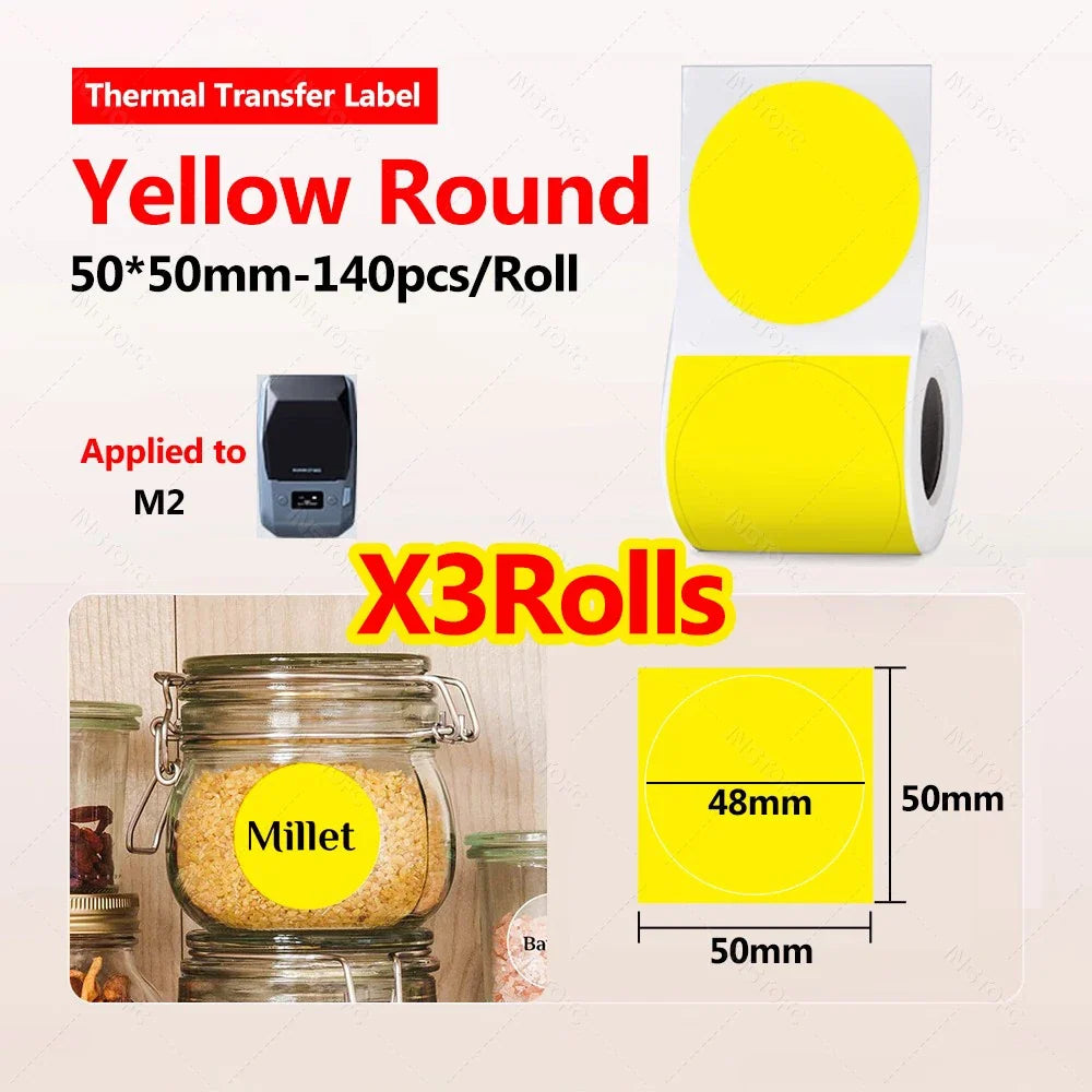 Niimbot M2/M3/B32/Z401 Waterproof Cable Wire Label Stickers