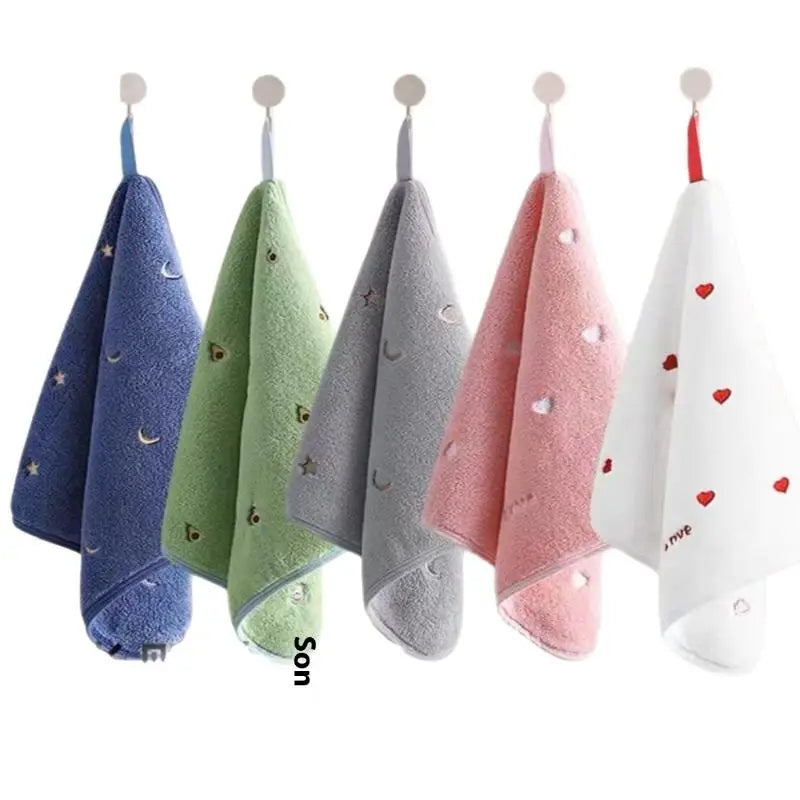 JETTING Embroidered Cotton Hand Towel 30x30cm – Soft & Absorbent