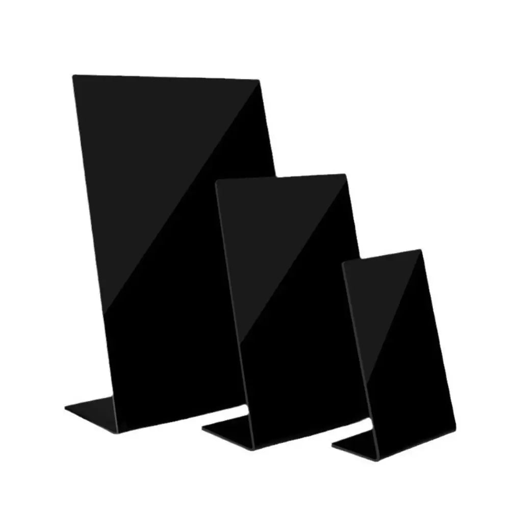Acrylic Freestanding Chalkboard A3–A6 Reusable Tabletop Sign
