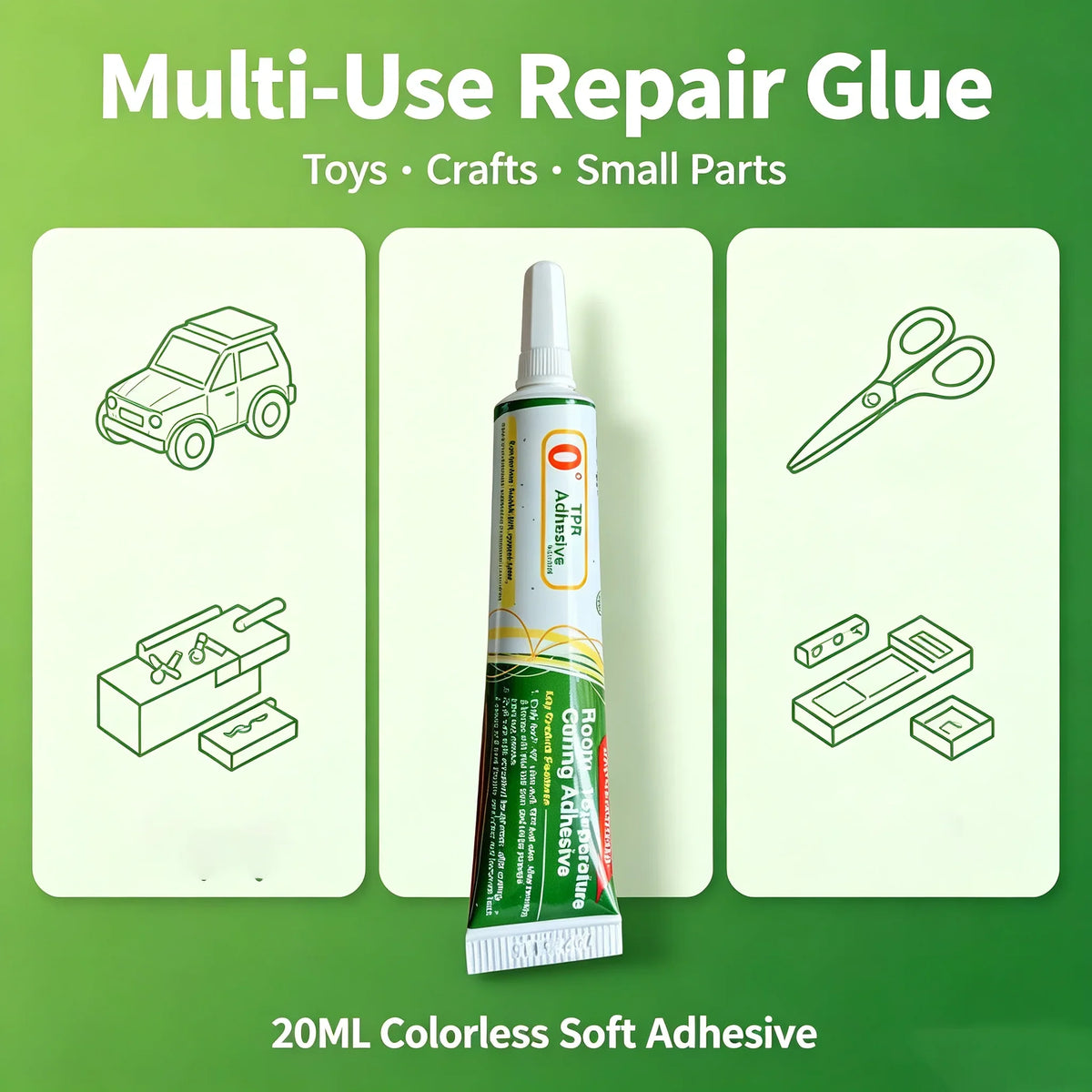 20ml TPR Soft Toy Glue – Clear Squishy & DIY Repair Adhesive