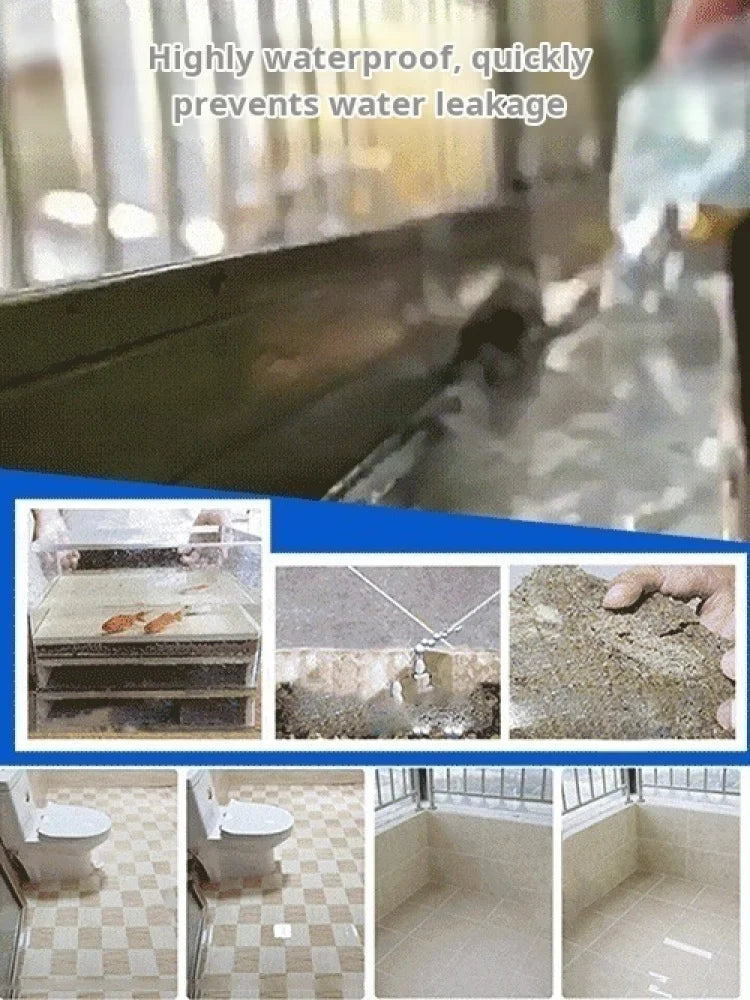 Transparent Waterproof Sealant Coating – Bathroom Leak Repair