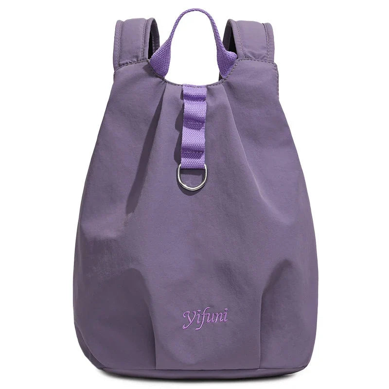 Women's Lightweight Oxford Vest Backpack – Water-Resistant