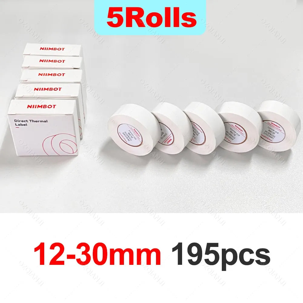 Niimbot Thermal Label Paper Rolls – Waterproof Anti-Oil Stickers