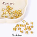 18K Gold Plated Crimp Bead Tip Knot Cover – Jewelry Findings