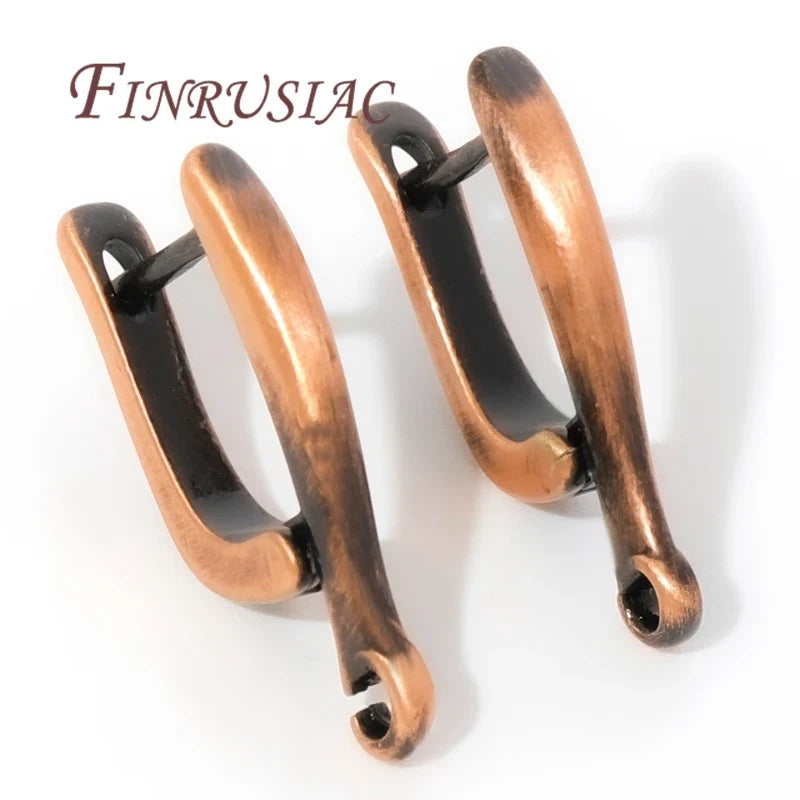 Antique Bronze Brass Earring Clasps – DIY Earwire Findings