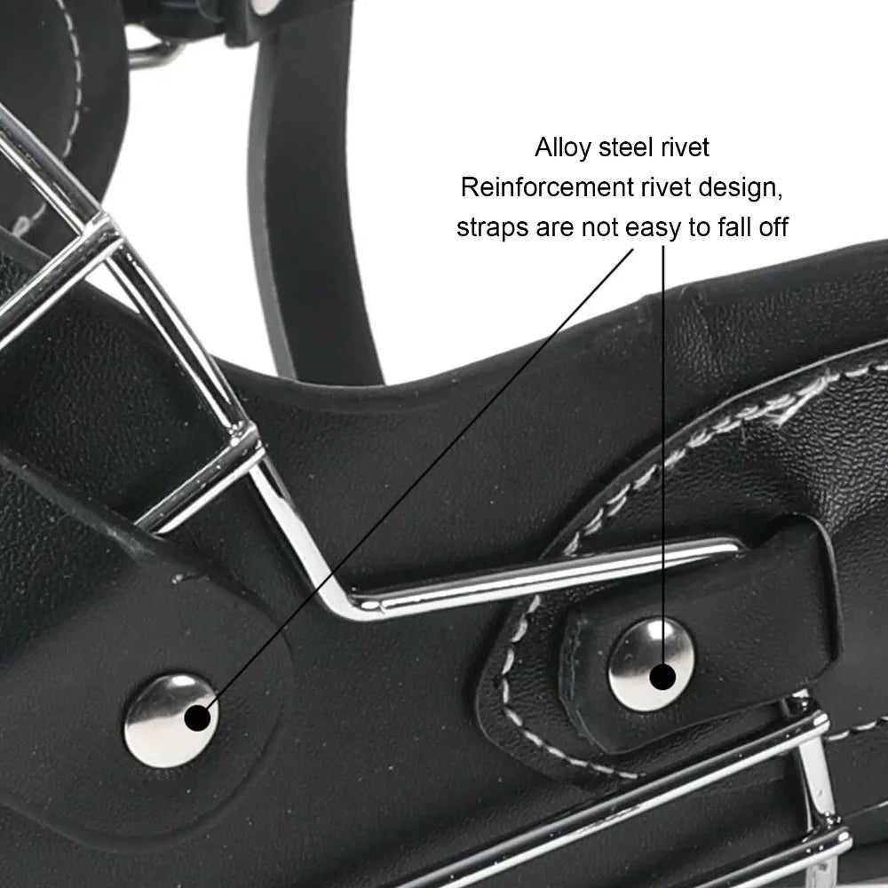 Iron Frame Large Dog Muzzle – Breathable & Adjustable