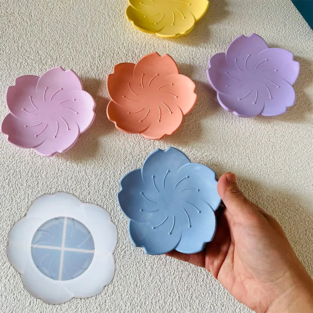 Wave Silicone Mold – Candle Holder, Trinket Tray & Incense Dish