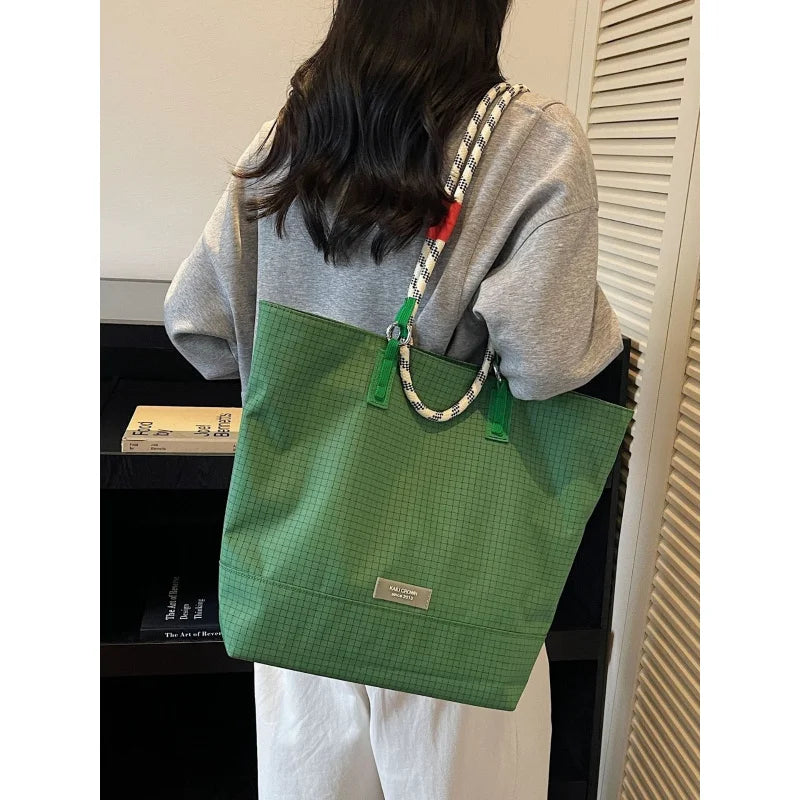 Nixie Waterproof Nylon Tote Bag – Large Shoulder Handbag