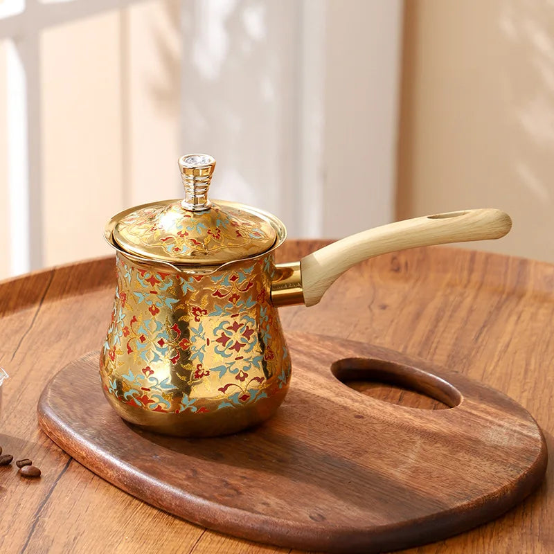 Nixie 550ml Turkish Coffee Pot – Stainless Steel Milk & Tea Maker