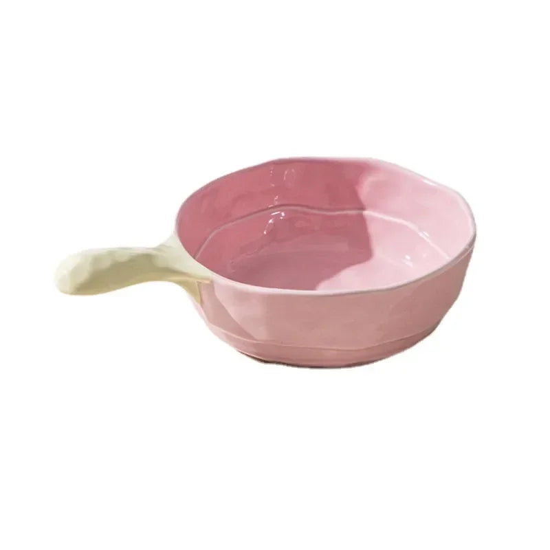 Ceramic Handle Bowl – Salad, Soup & Baking Bowl