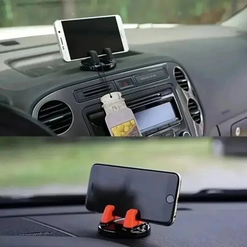 Silicone Car Dashboard Phone Holder 360° Rotatable Anti-Slip Mount