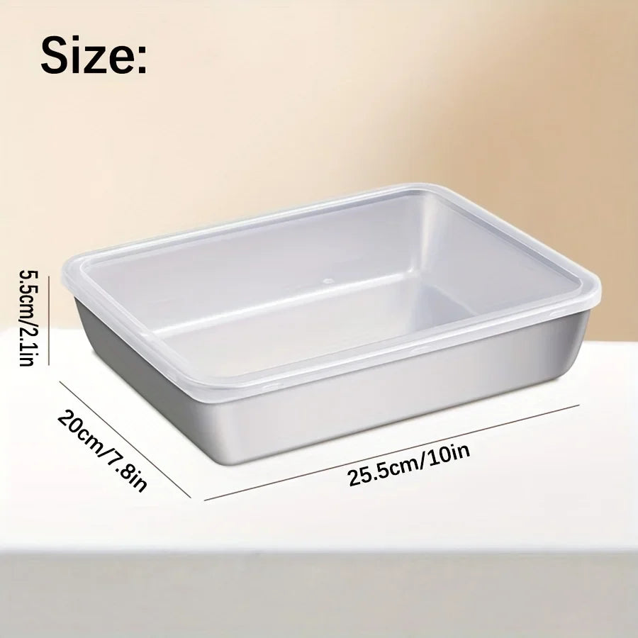 3-Piece Stainless Steel Airtight Food Storage Containers