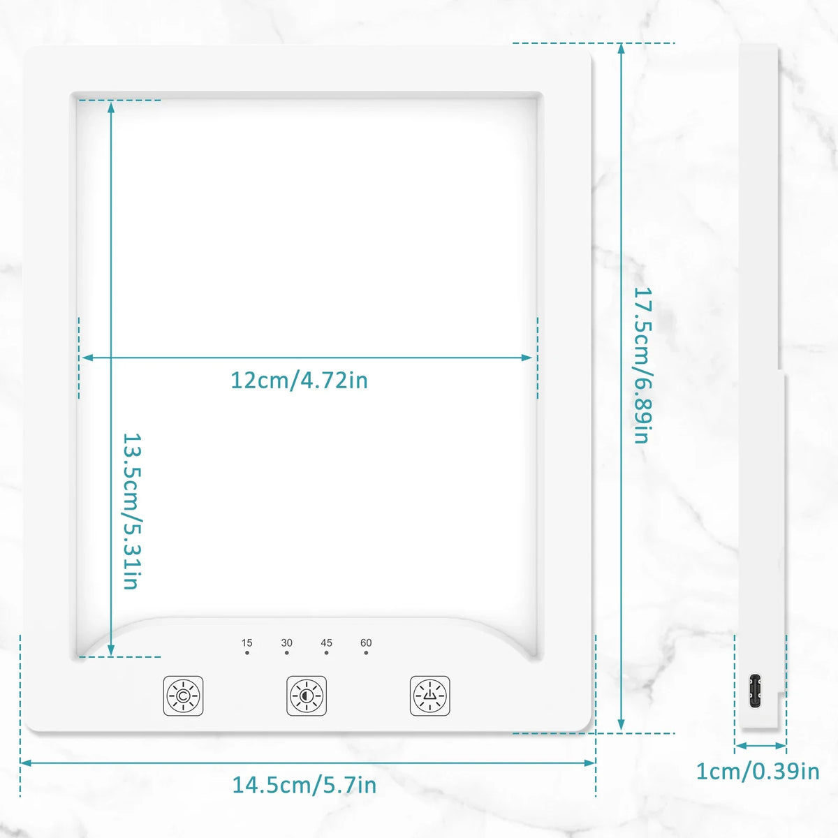 Willkey 10000 LUX Light Therapy Lamp | 3 Color Temps & Timer