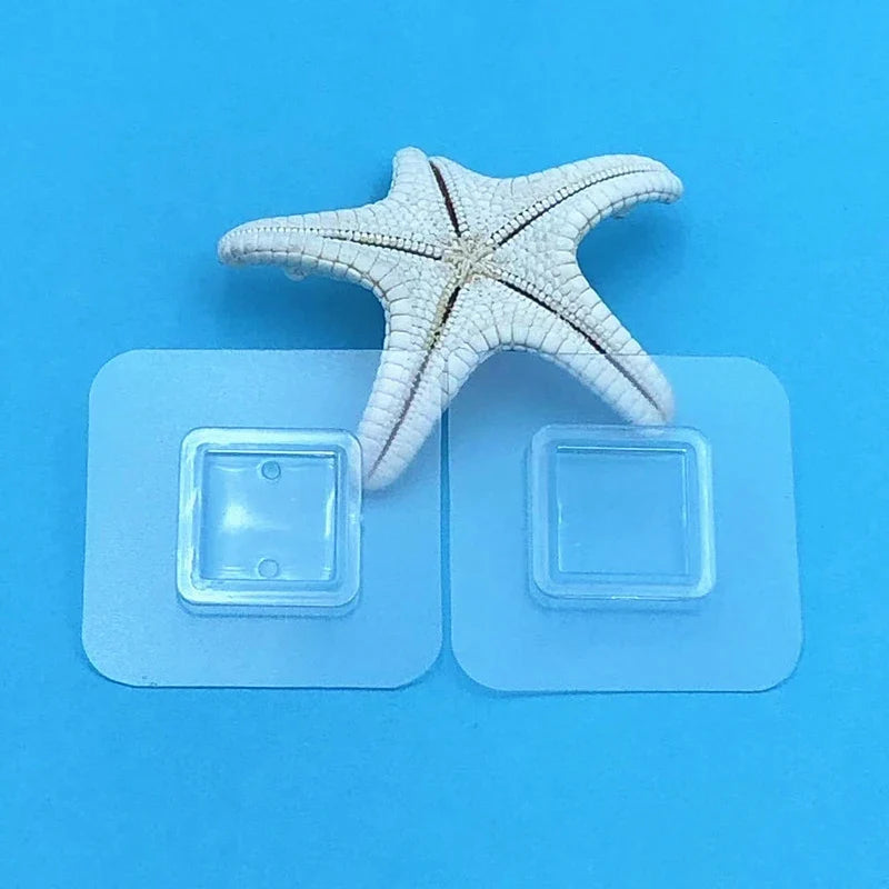 Transparent Self-Adhesive Wall Hook – No-Drill Kitchen & Bath