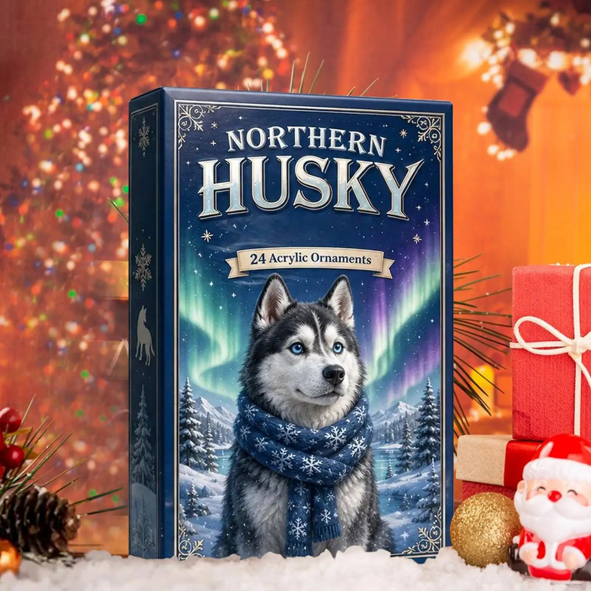 Husky Advent Calendar 2026 – 24-Day Acrylic Christmas Countdown