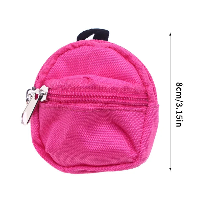 Miniature Metal Handbag with Chain – Dollhouse Accessory