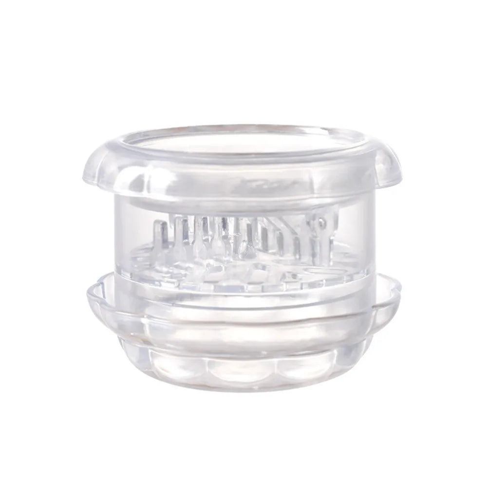 Transparent Garlic Press & Ginger Grater – Manual Kitchen Tool