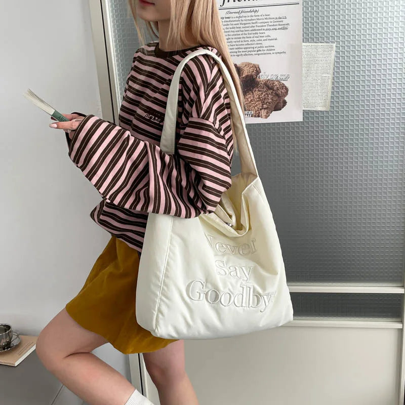 Women's Large Capacity Tote Bag – Lightweight Shoulder Handbag