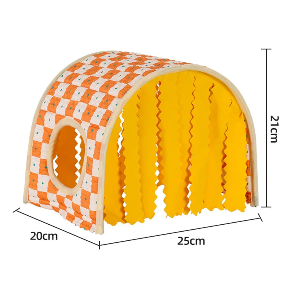 Guinea Pig Tunnel Hideout – Breathable Hamster Nest & Play Tube