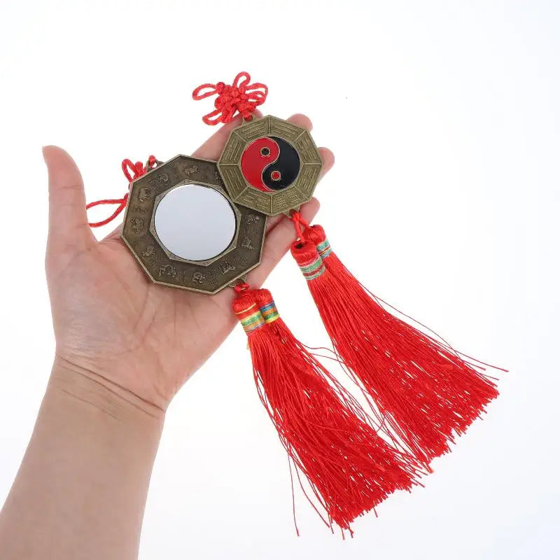 Feng Shui Bagua Mirror Yin Yang Zodiac Lucky Charm Decor