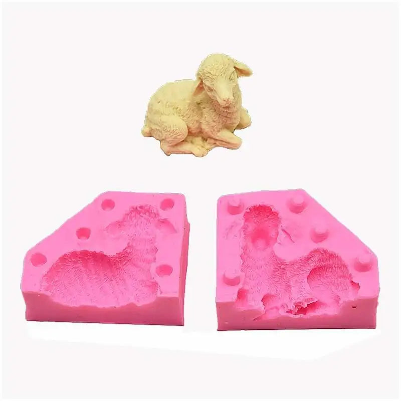Sheep Silicone Candle Mold – DIY Resin, Soap & Plaster Craft