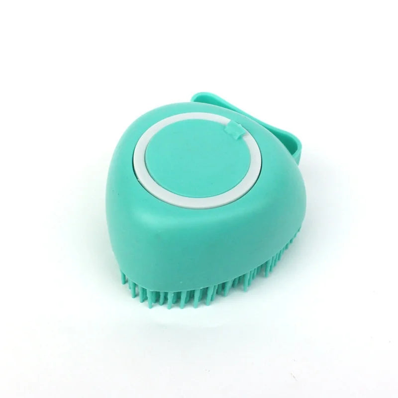 Silicone Pet Bath Massage Glove – Dog & Cat Grooming Brush