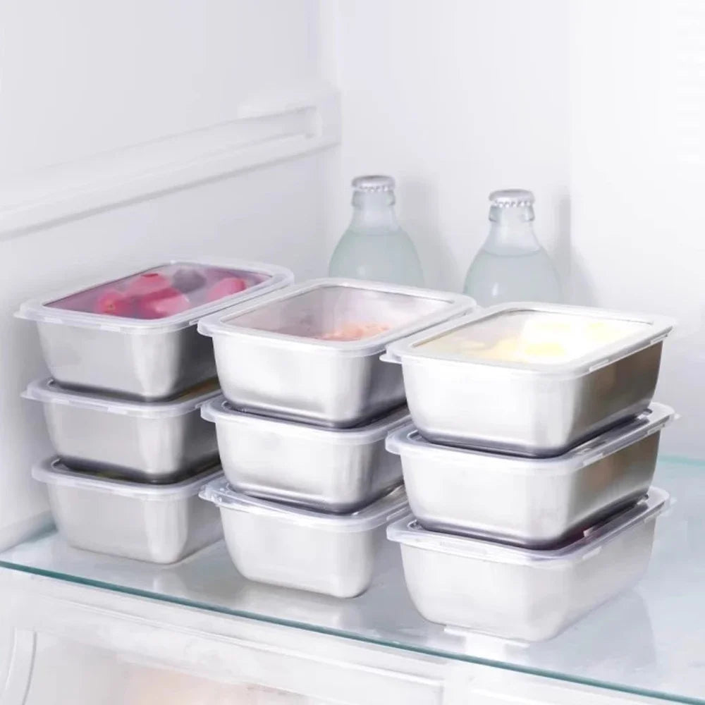 Stainless Steel Airtight Food Storage Container with Lid