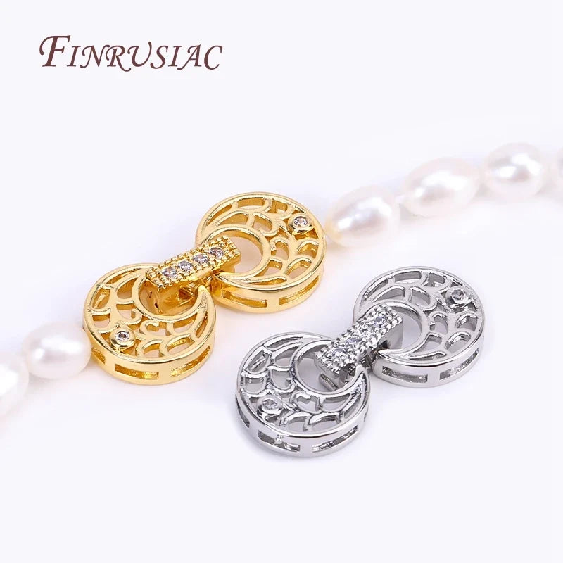 18K Gold Plated Zircon Clasp Findings | DIY Jewelry Making