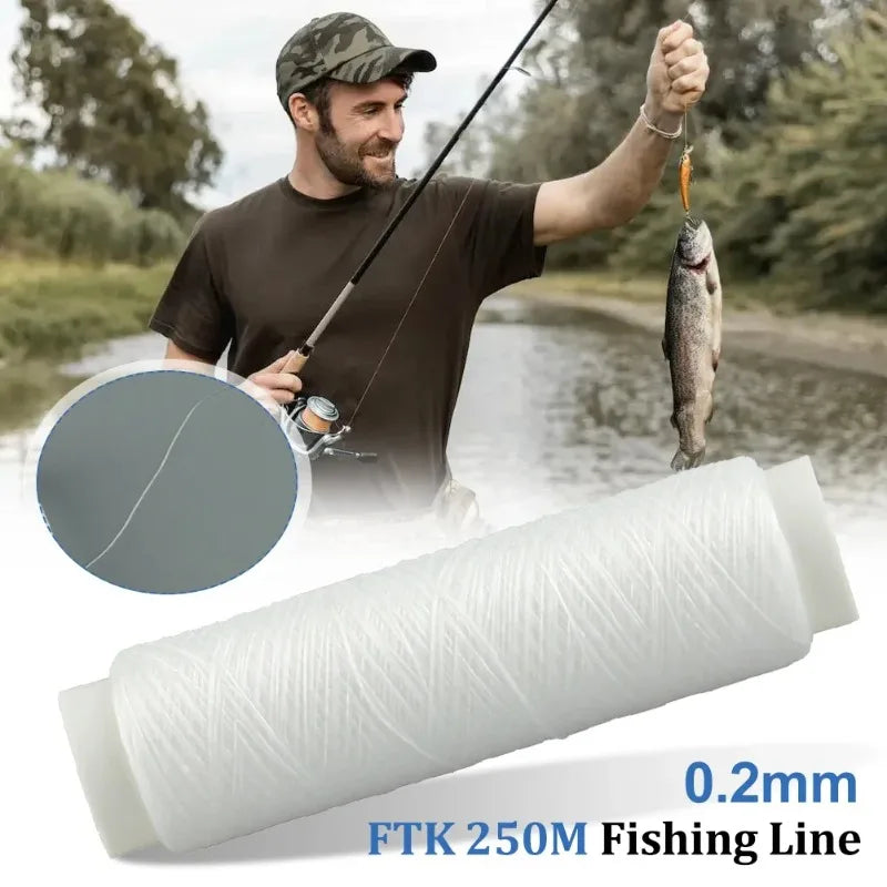 Nixie 0.2mm 250M Elastic Fishing Line – Invisible Bait Thread