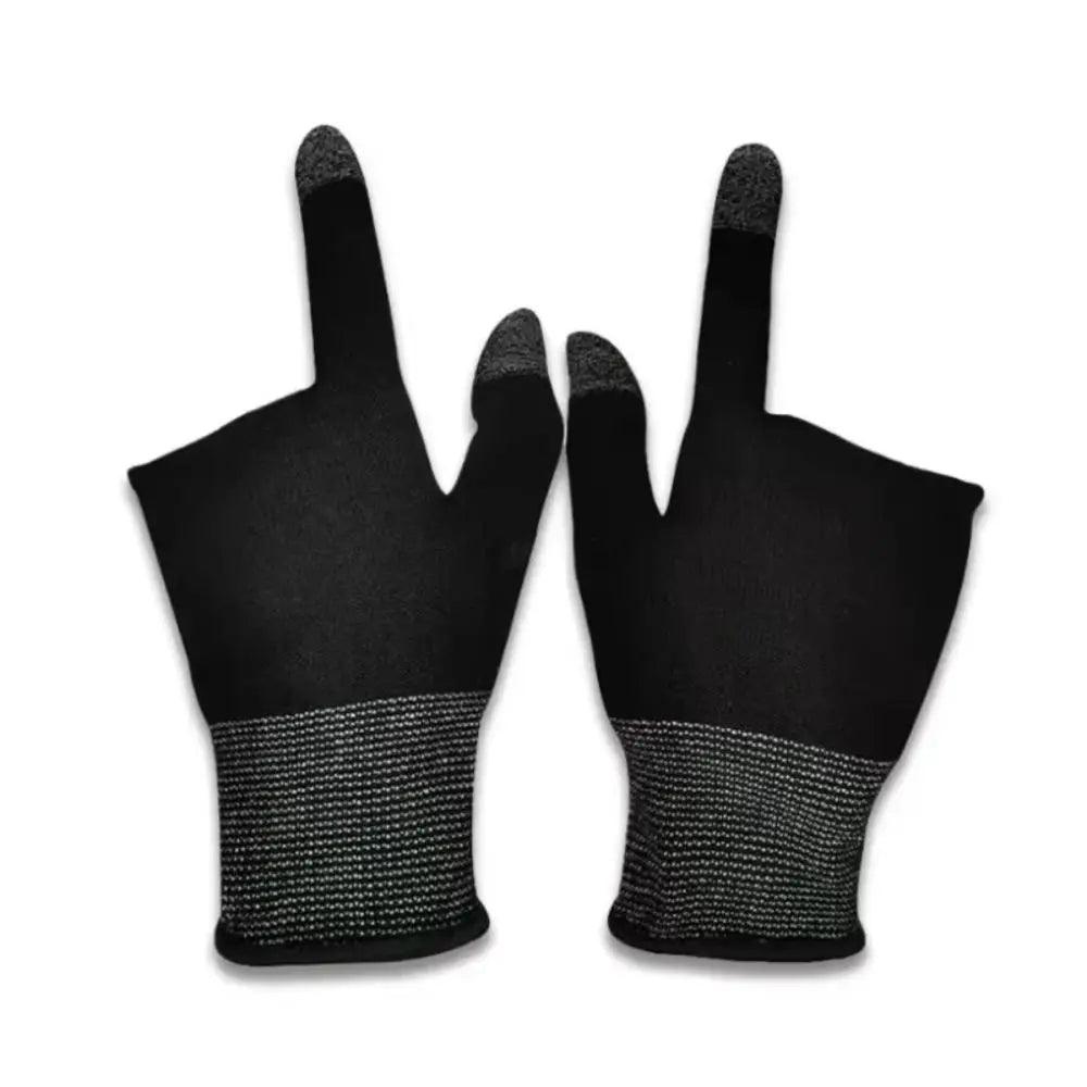 Breathable Two-Finger Gaming Gloves – Touchscreen Fingertip Sleeves