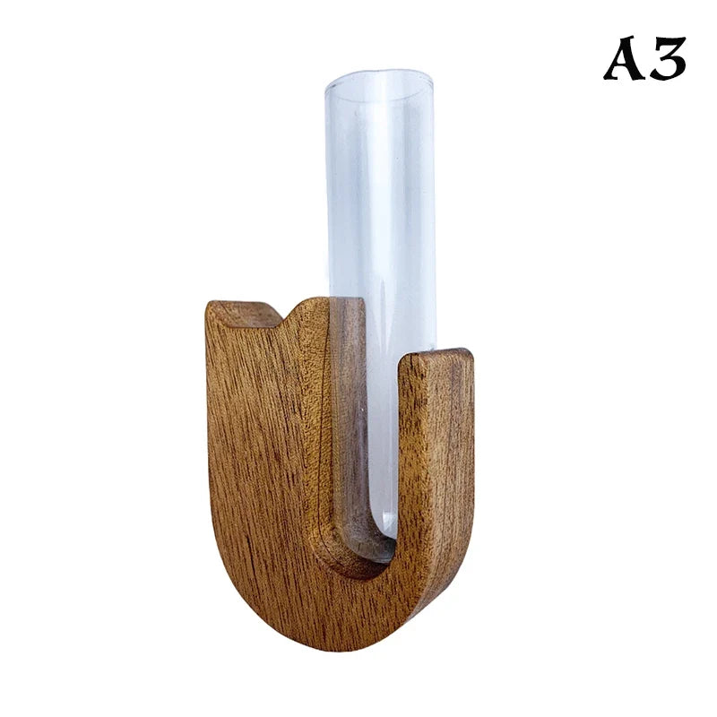 Cat Whisker Vase Fridge Magnet – Wood & Glass Pet Keepsake