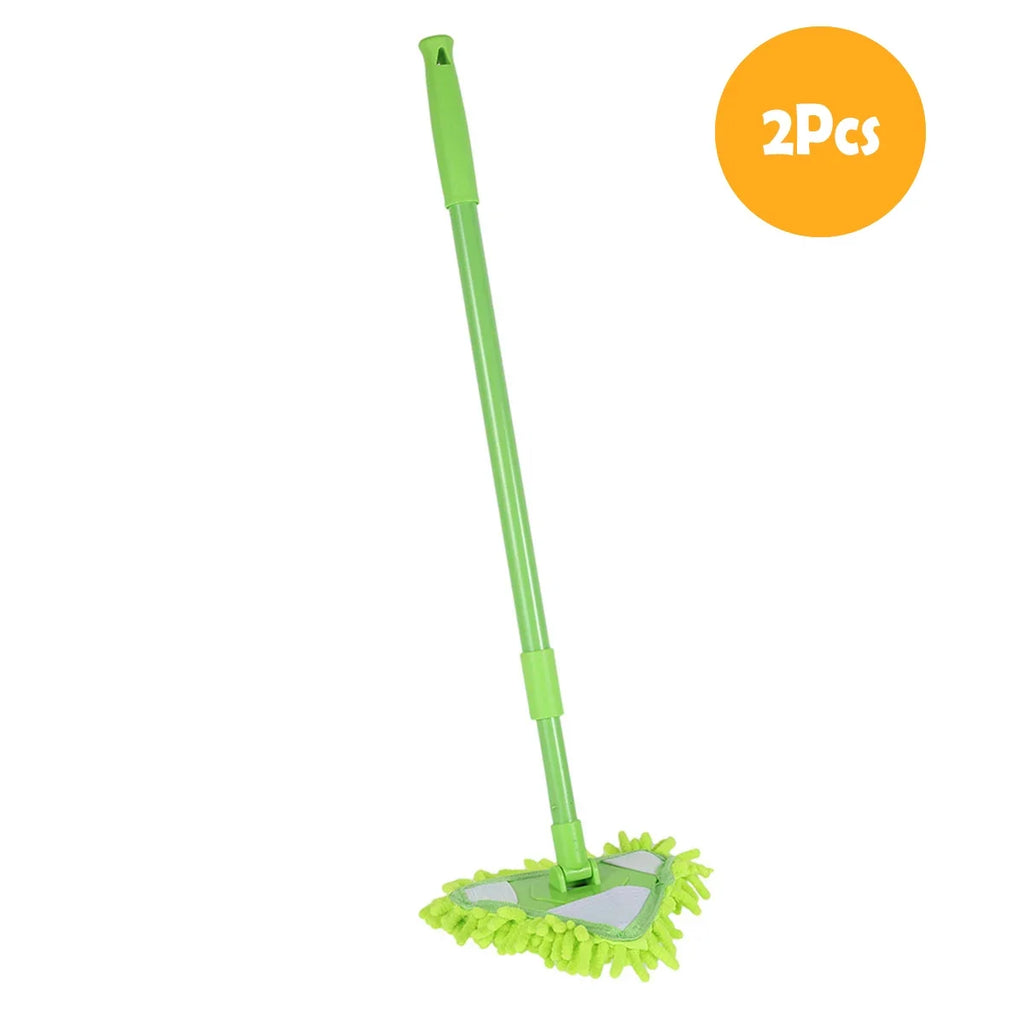 180° Rotatable Triangular Cleaning Mop – Walls, Floors & Ceiling