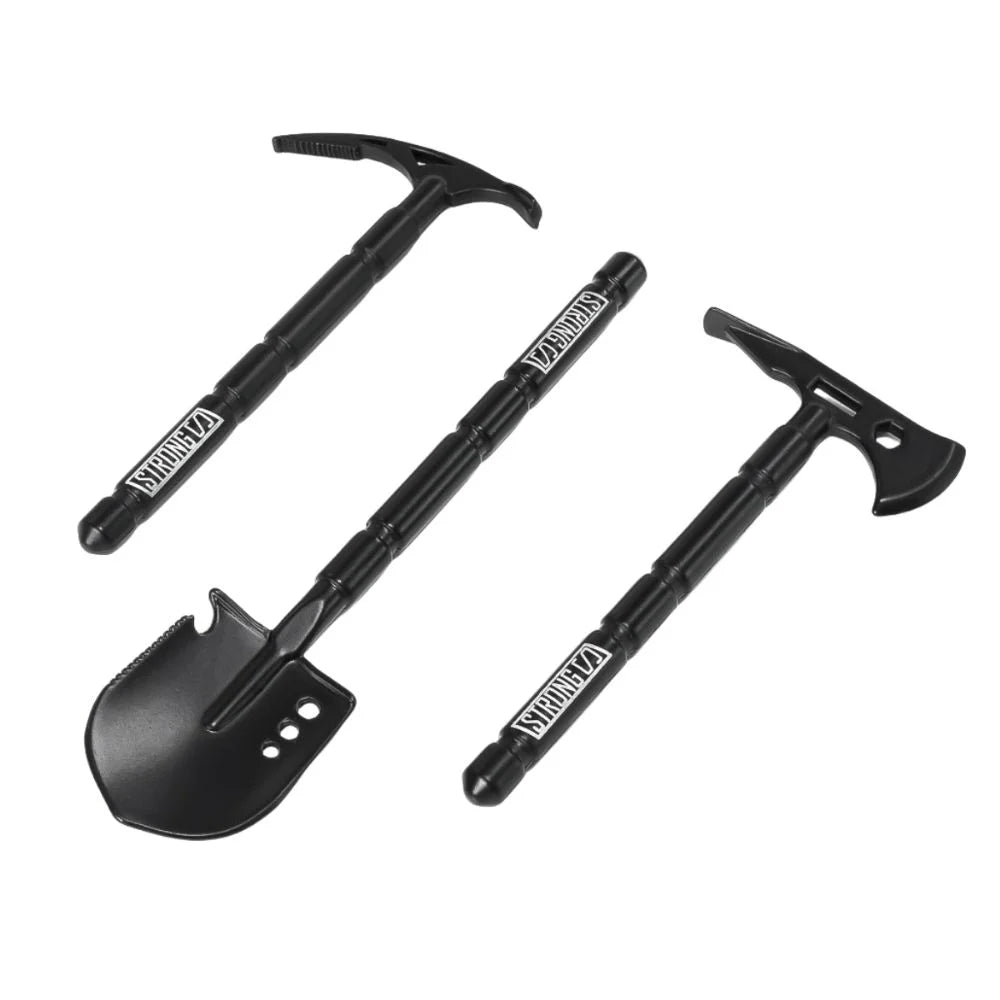 1/10 RC Crawler Metal Tool Set – Shovel Axe Pickaxe 3pcs