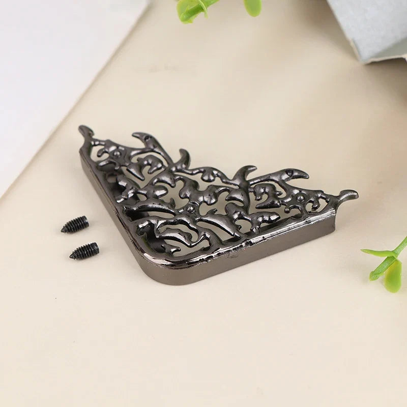 Metal Bag Corner Protectors with Screws – DIY Handbag Hardware