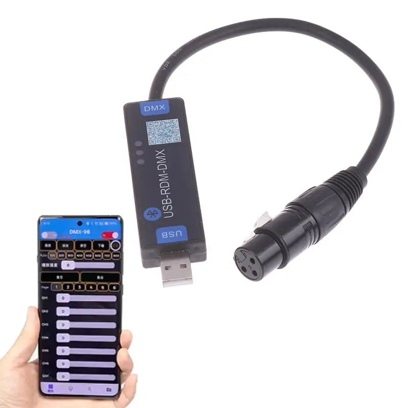 Wireless Bluetooth DMX Controller – USB Android Stage Light
