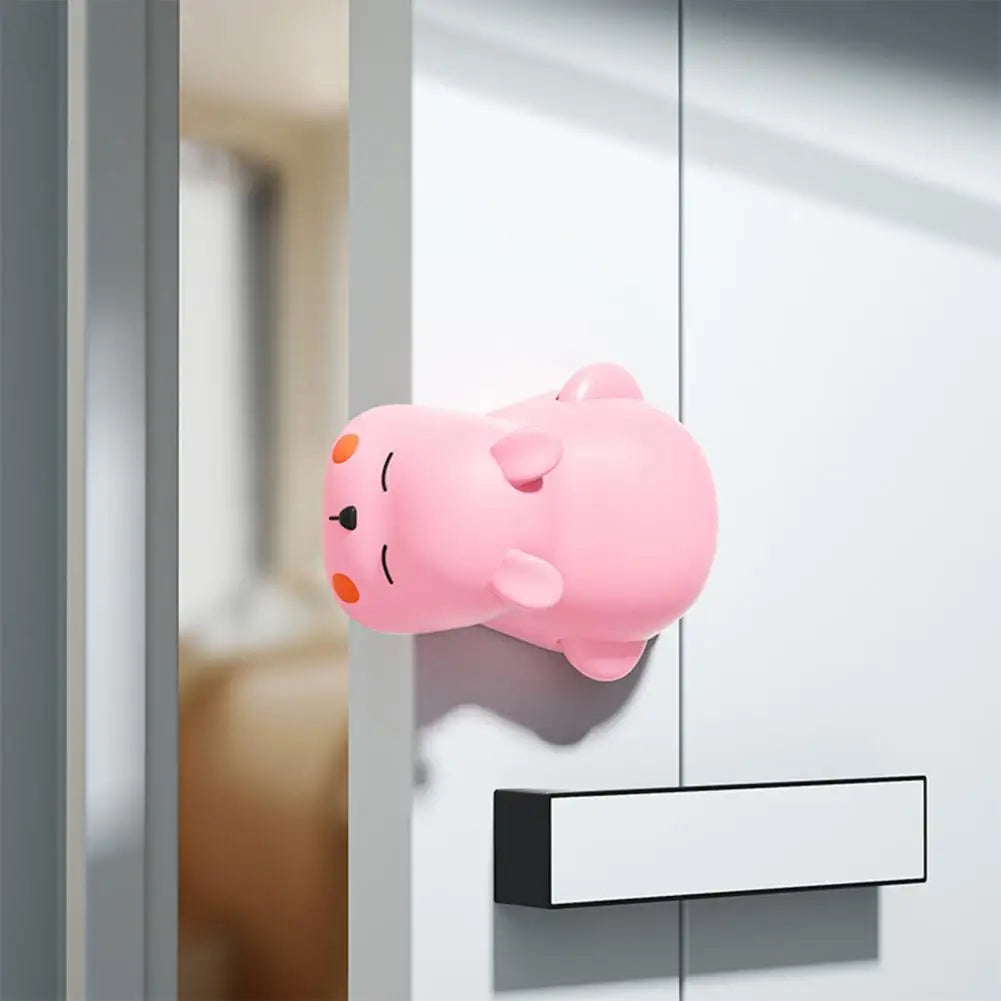 Silicone Door Pinch Guard – Cute Animal Door Slam Stopper