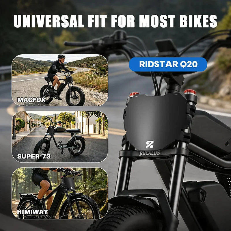 BUCKLOS MTB Fork Number Plate – E-Bike & DH Mud Guard
