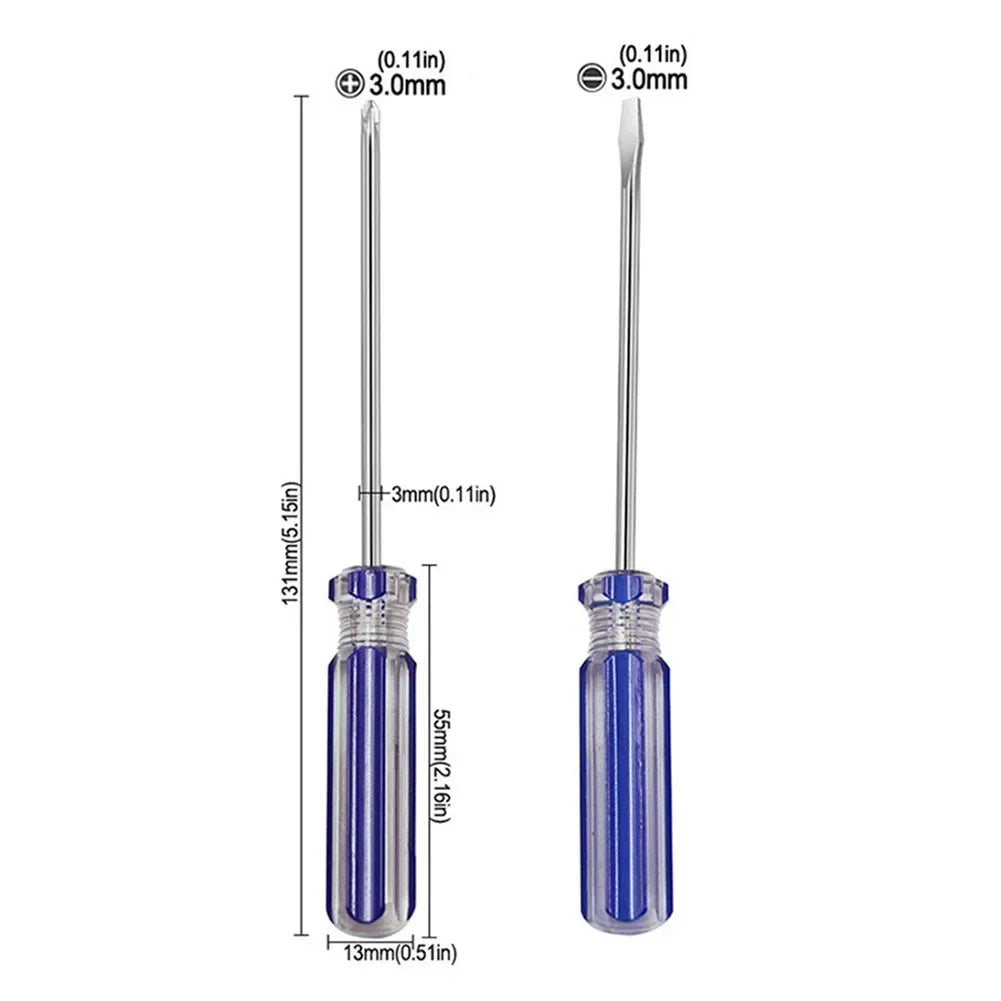 DAZZLEEX Precision Screwdriver – Cross & Slotted 3mm Set