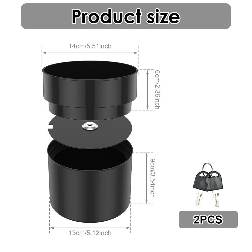 2-Layer Flower Pot Hidden Safe – Lockable Diversion Storage Box